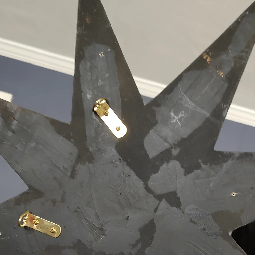 Star beveled 8 point mirrors